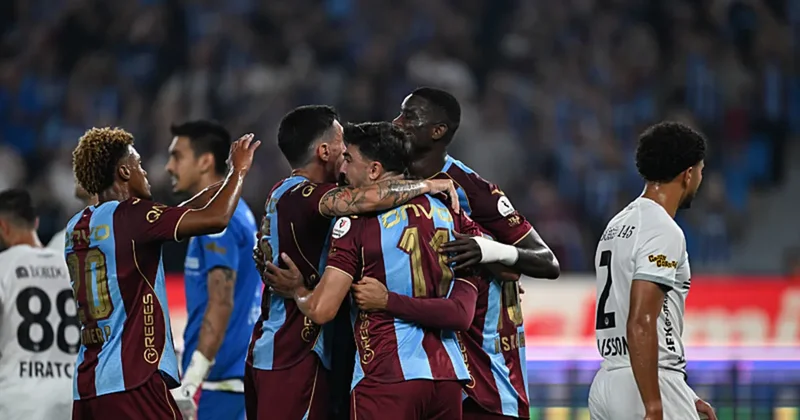 Trabzonspor, Süper Lig de 55 hafta sonra en farklı galibiyetini aldı