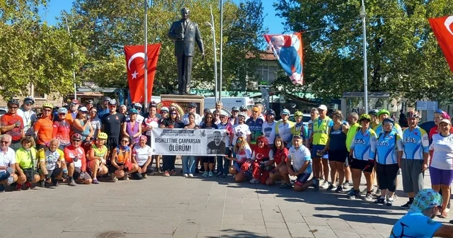 Gömeç te bisikletçiler kazalarda kaybettikleri arkadaşlarını andı Balıkesir Haberleri Habertürk Yerel Haberler