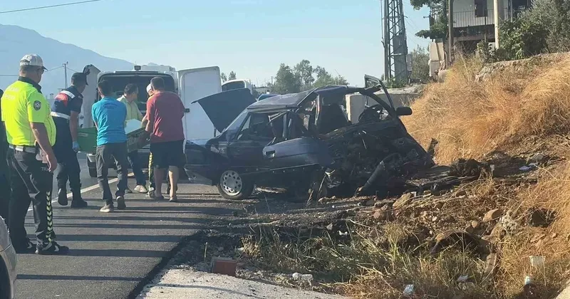 Seydikemer’de otomobil yoldan çıktı: 2 ölü