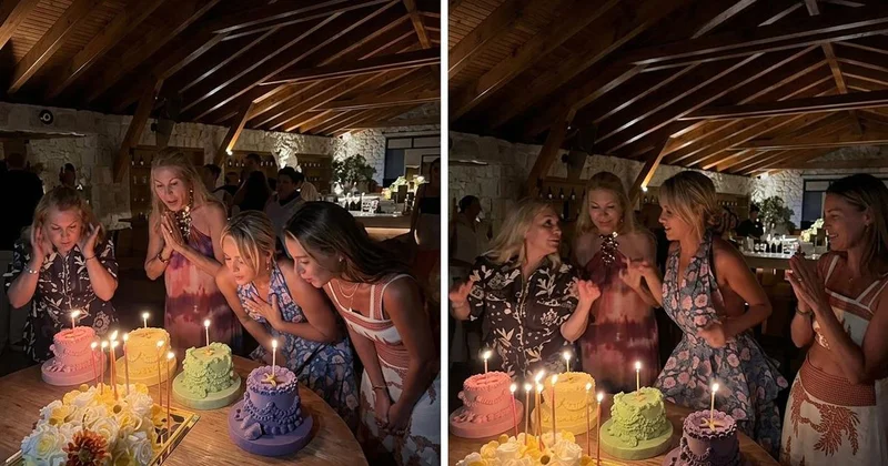 Bodrum’da sosyete gecesi! Dört ünlü isim, tek parti