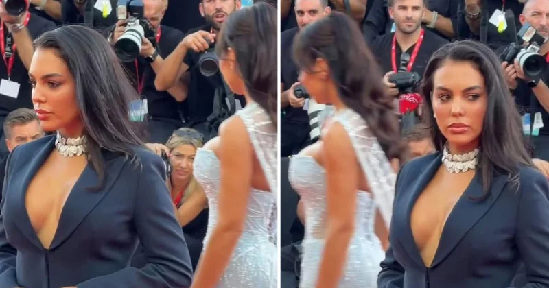 Ronaldo nun eşini çeken fotoğrafçılardan büyük ayıp