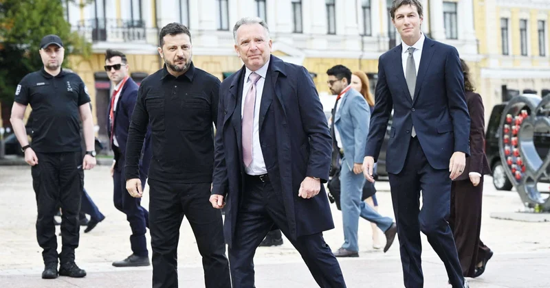 Witkoff Kushner ikilisi ilk kez Kiev’e gitti