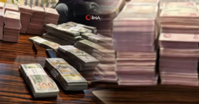 Belediye başkan yardımcısının evinden servet çıktı: Balya balya TL, dolar, euro, altın