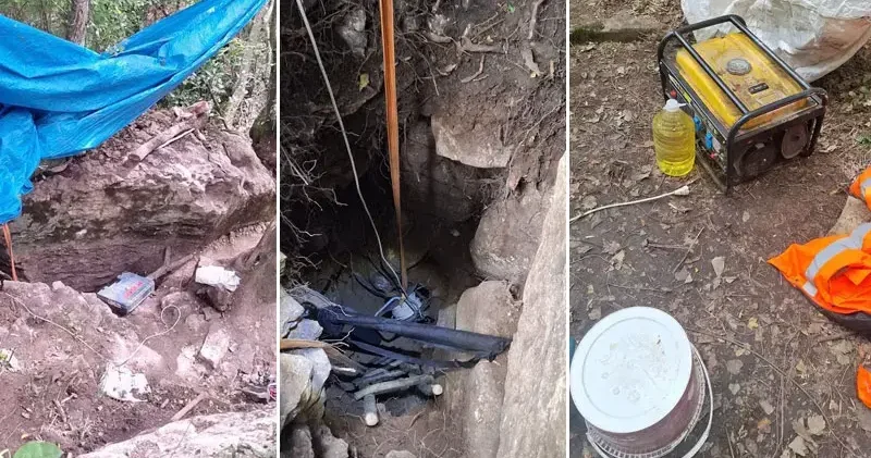 Bartın’da kaçak define kazısı yapan 5 şüpheliye suçüstü