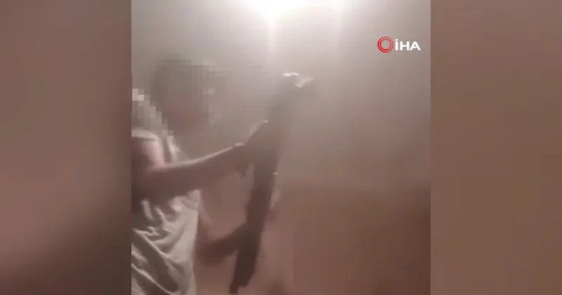 Henüz 15 yaşında... Pompalı tüfekle video çekip tehditler savurdu!
