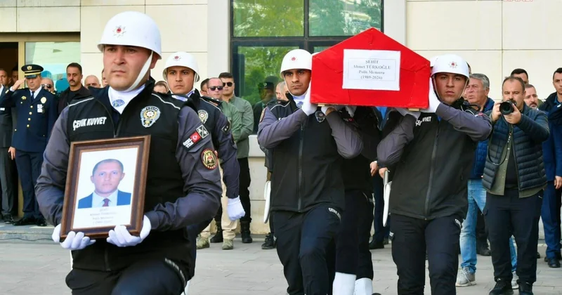Şehit polis Türkoğlu için Ankara Emniyet Müdürlüğü nde tören düzenlendi Sözcü Gazetesi