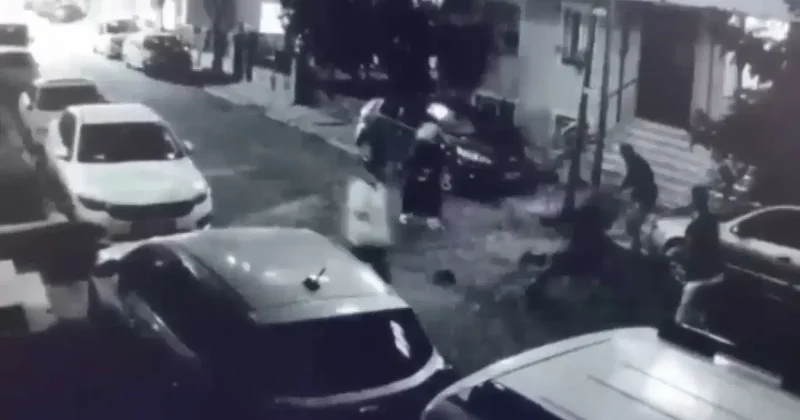 Sancaktepe de cinayetle son bulan park yeri kavgası kamerada