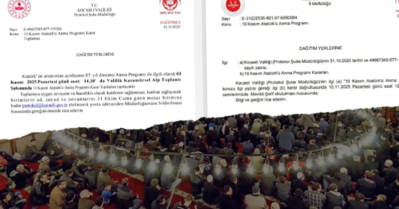 Kocaeli Valiliği’nin 10 Kasım’da mevlid dayatmasına tepki