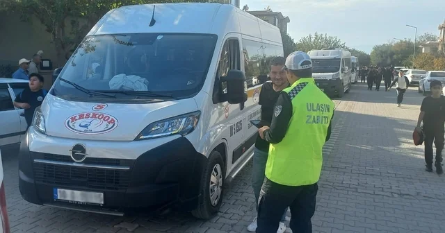 Büyükşehir den okul servislerine denetim Balıkesir Haberleri