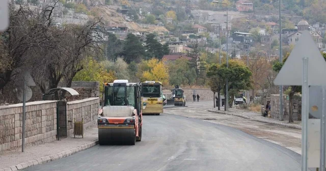 Talas Belediye Başkanı Yalçın yol yapım çalışmalarını inceledi Kayseri Haberleri
