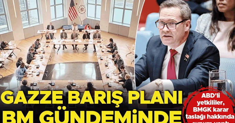 Gazze barış planı BM gündeminde