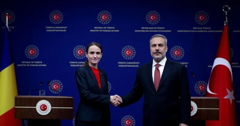 Romanya Dışişleri Bakanı Toiu, Dışişleri Bakanı Fidan ile ortak basın toplantısında konuştu Dış Haberler