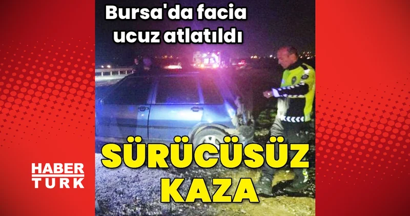 Kendiliğinden yola çıkan otomobil, yolcu otobüsüyle çarpıştı