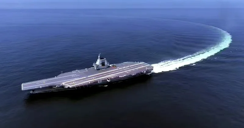 Çin in deniz canavarı suya indi: Başkan mancınıkla uçak fırlattı Sözcü Gazetesi