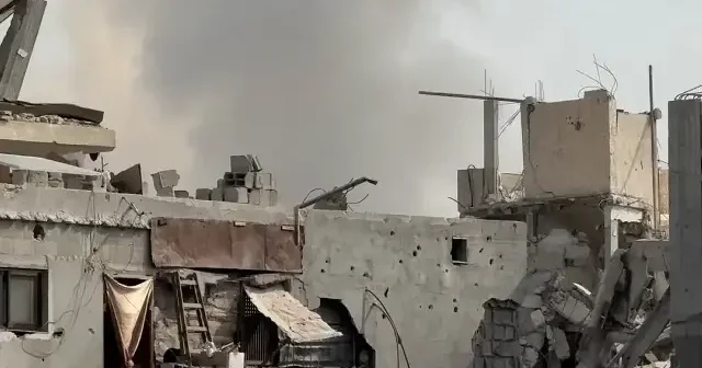 İsrail ateşkese rağmen Gazze ye hava saldırıları devam ediyor VİDEO İZLE