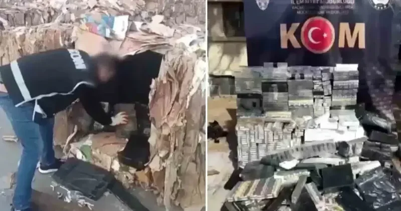 36 saatlik teknik takip: 10 bin paket kaçak sigara ele geçirildi Kayseri Haberleri