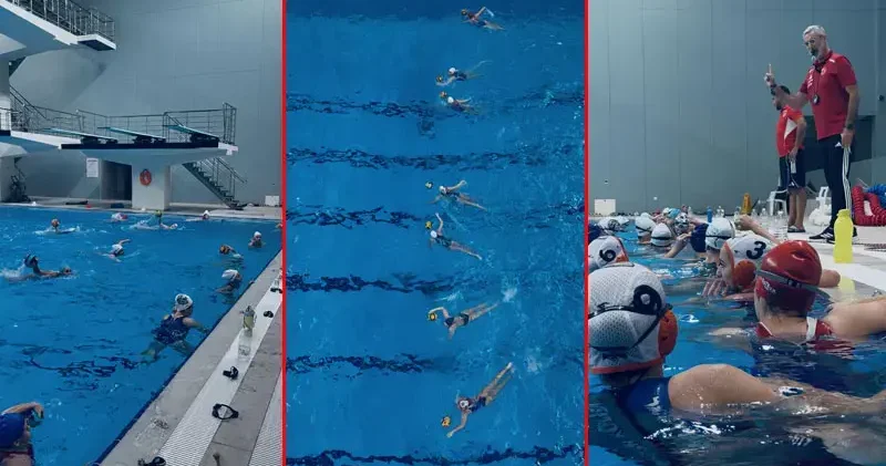 İzmir’de su topunda olimpik hazırlık başladı