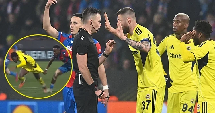 Viktoria Plzen Fenerbahçe maçında şok karar! 90+7 de VAR inceledi, penaltı verilmedi