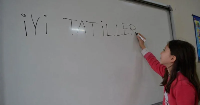 Okullarda ara tatil bugün başlıyor