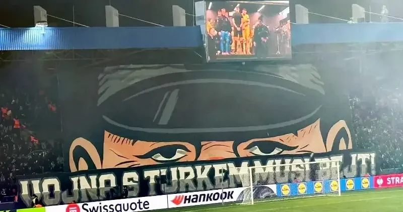 Fenerbahçe maçında Türklerle savaşmak gerekir pankartı için Plzen den şok savunma Futbol Haberleri