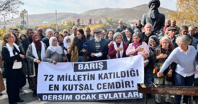 Tunceli deki Alevi önderlerinden sürece destek: Barış en kutsal ibadet