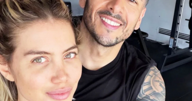Wanda Nara yeni aşkı Martin Migueles ile spor salonunda