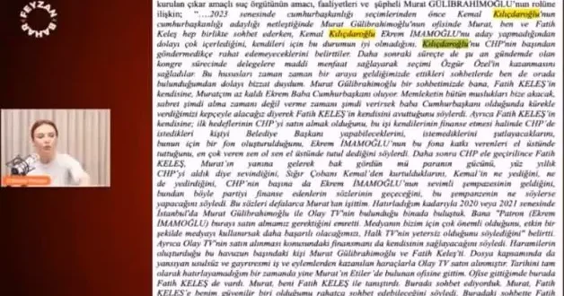 İBB iddianamesinden ilginç detay: İmamoğlu’nun en yakınından Özel ve Kılıçdaroğlu’na çirkin benzetme! Gazeteci Bahar Feyzan açıkladı