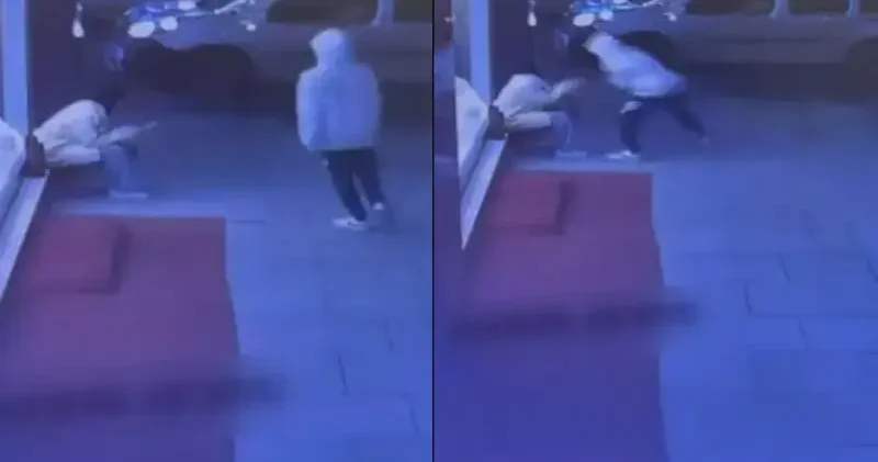 Sultangazi de kapkaç girişimi kamerada; telefonu sahibinin elinden çalamayan şüpheli kaçtı