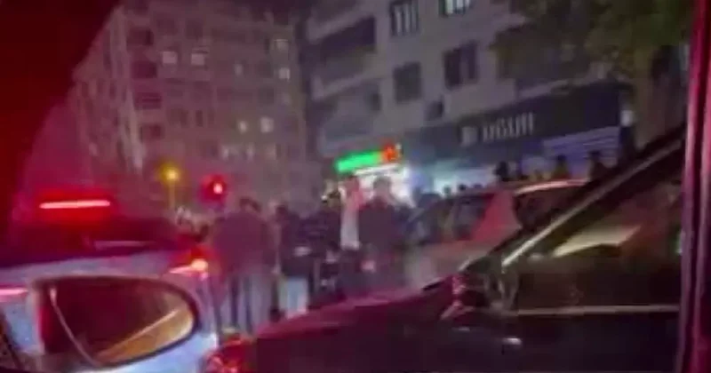 Kaza sonrası kavgaya tutuştular