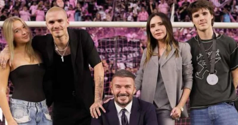 David Beckham şampiyonluğu ailesiyle bir kişi eksik kutladı