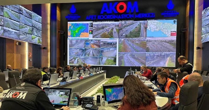 Aşırı yağışlar için AKOM da kriz masası kuruldu
