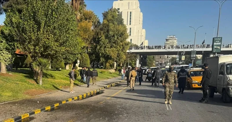 Şam daki bir parkta patlama