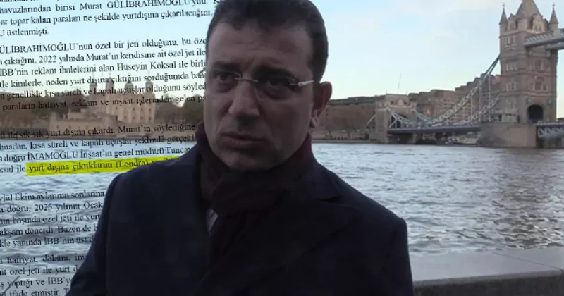 İBB paralarıyla Saraçhane Londra hattında büyük sır: Rüşvet jetinden İngiltere ye 6 tur!