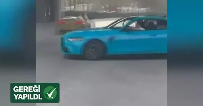 İzmir de drift ve makas atan 2 sürücü yakalandı