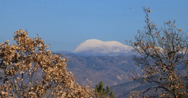 Çankırı da sonbahar ve kış aynı karede Çankırı Haberleri
