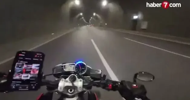 190 km hızla tünele daldı! Ölümden dönünce küfrü bastı