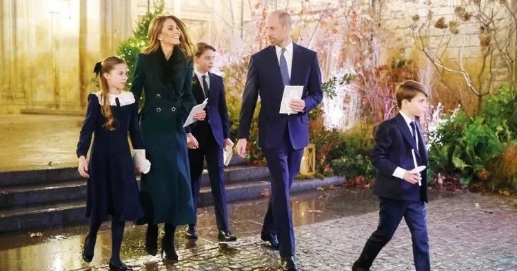 Prenses Kate Noel korosunda