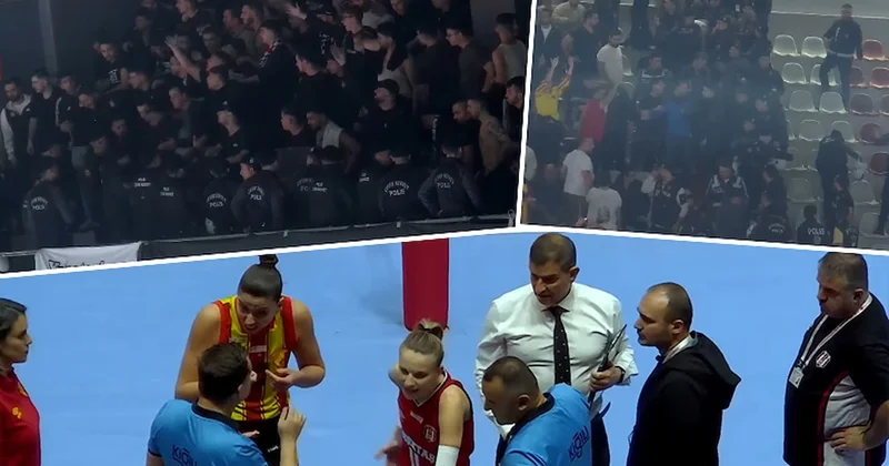 Salona polis girdi, maç yarıda kaldı! Göztepe Beşiktaş maçına holigan damgası... Sözcü Gazetesi