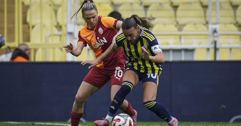 Kadınlar derbisinde 3 puan Fenerbahçe nin! Galatasaray Kadıköy de ilki yaşadı