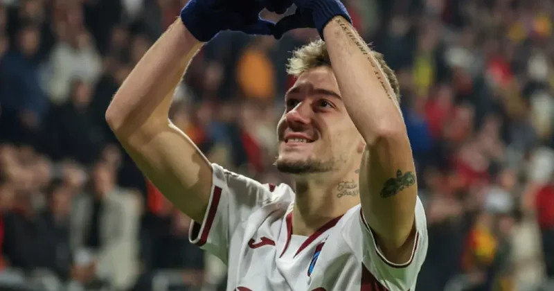 3 gol, 2 kırmızı kart! Trabzonspor, Muçi ile ligde ikinci sıraya yükseldi