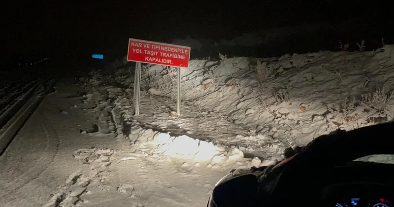 Kar ve tipinin etkili olduğu bölgede kara yolu kış boyu ulaşıma kapalı olacak Sözcü Gazetesi