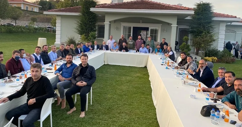 Veyis Ateş in lüks villasında doğum günü partisi! AKP li başkanlardan gazetecilere kimler katıldı? Sözcü Gazetesi