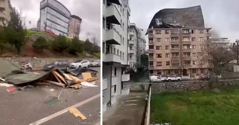 Darıca da çatısı hasar gören 5 okulda eğitime bir gün ara verildi