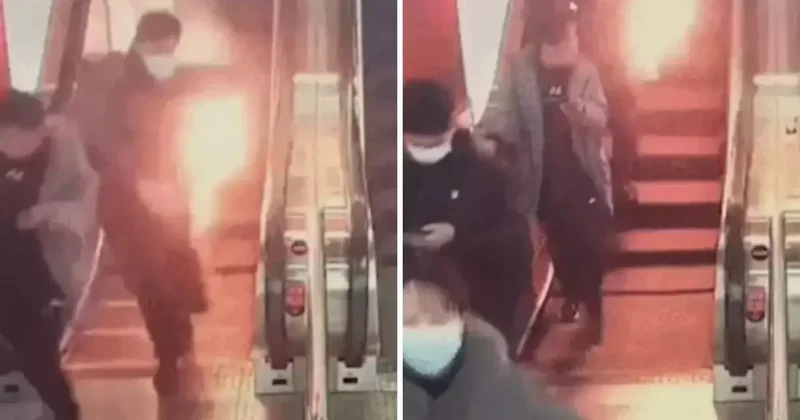 Cebindeki powerbank bomba gibi patlayan yolcu alevler içinde kaldı