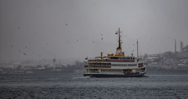 İstanbul da tüm vapur seferleri iptal edildi İstanbul Haberleri
