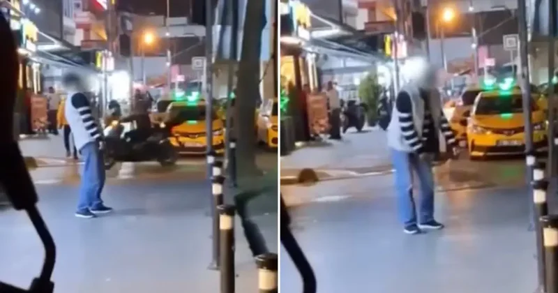 Sokak ortasında içler acısı manzara! Kimse yanına bile yaklaşamadı