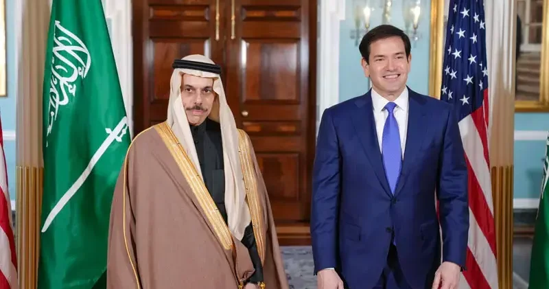 Suudi Arabistan Dışişleri Bakanı Faysal bin Ferhan, ABD’li mevkidaşı Rubio ile görüştü