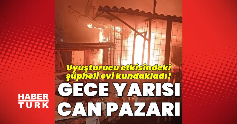 Son dakika: Antalya da kundaklanan gecekondu alevlere teslim oldu Son dakika haberleri