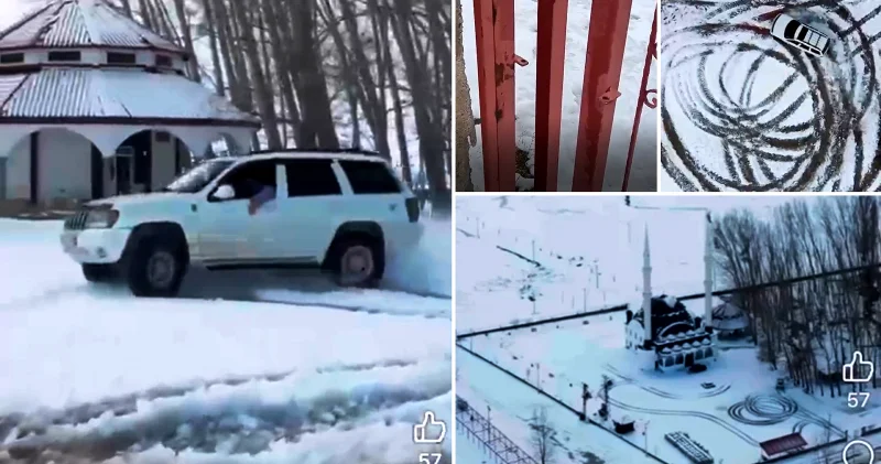 Asma kilidi kırıp girdi: Cami avlusunda drifte 58 bin TL ceza Antalya Haberleri