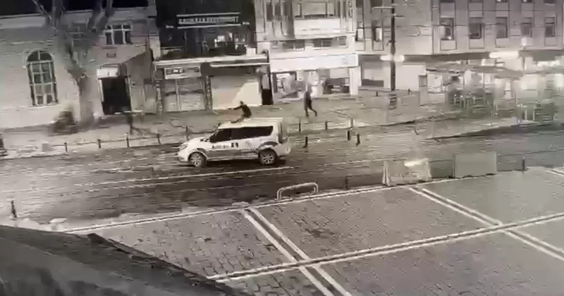 İş yerini kurşunlayıp kayda aldılar! Yetmedi polise silah çektiler